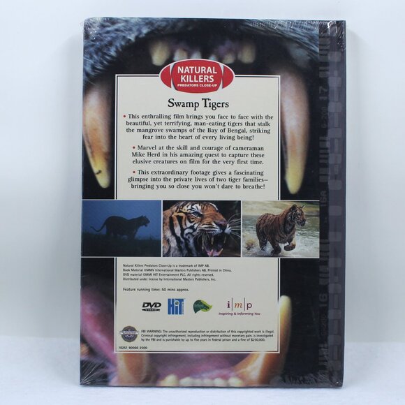 Swamp Tigers DVD Video in Sealed or Unopened Package - Picture 2 of 4